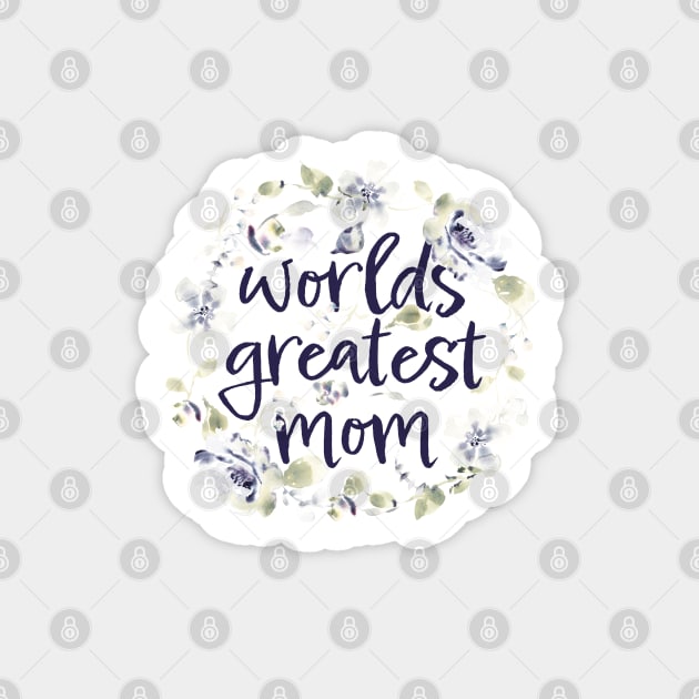 Worlds greatest mom Sticker by Harpleydesign